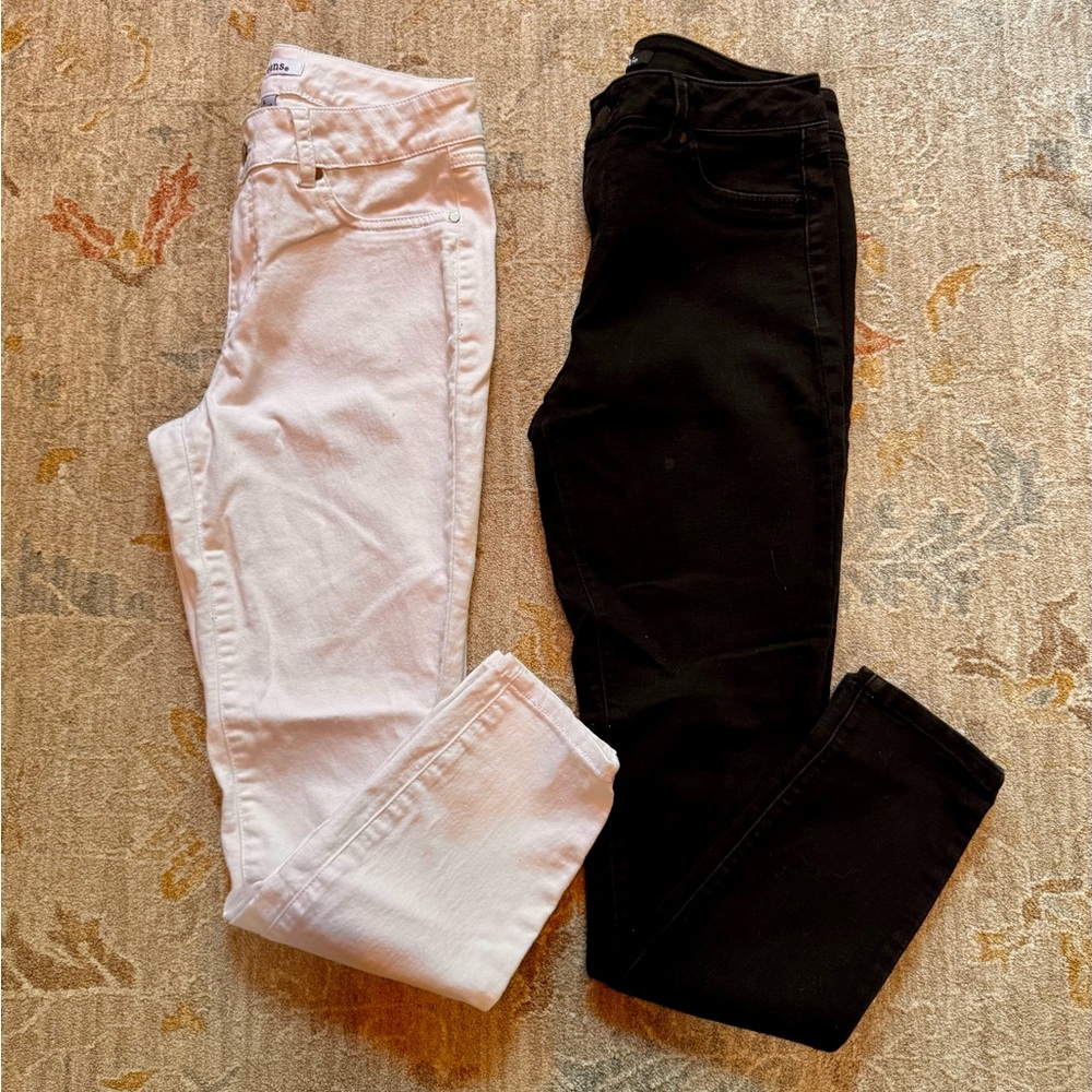 d. jeans Black and White Skinny Jeans